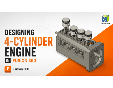 Designing a Four-Cylinder Engine in Fusion 360